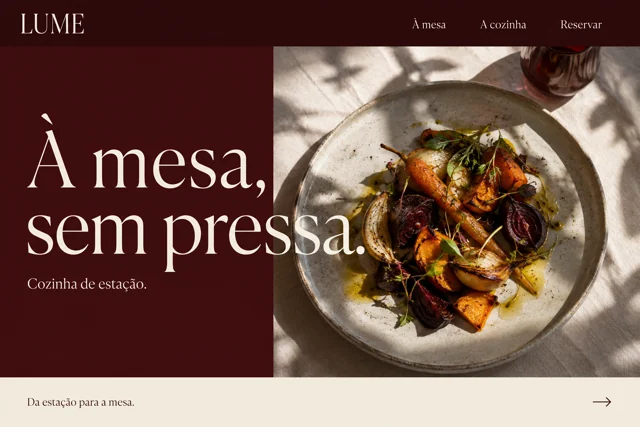 Conceito visual — Lume